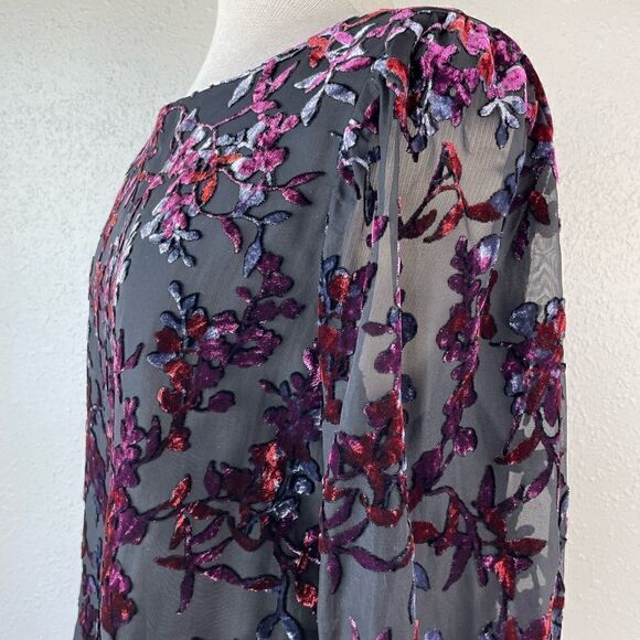 Loft Long Sleeve Blouse Top Size Petite L EUC - Picture 5 of 8